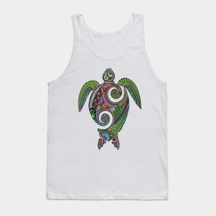 HONU - Polynesian inspired green sea turtle Tank Top